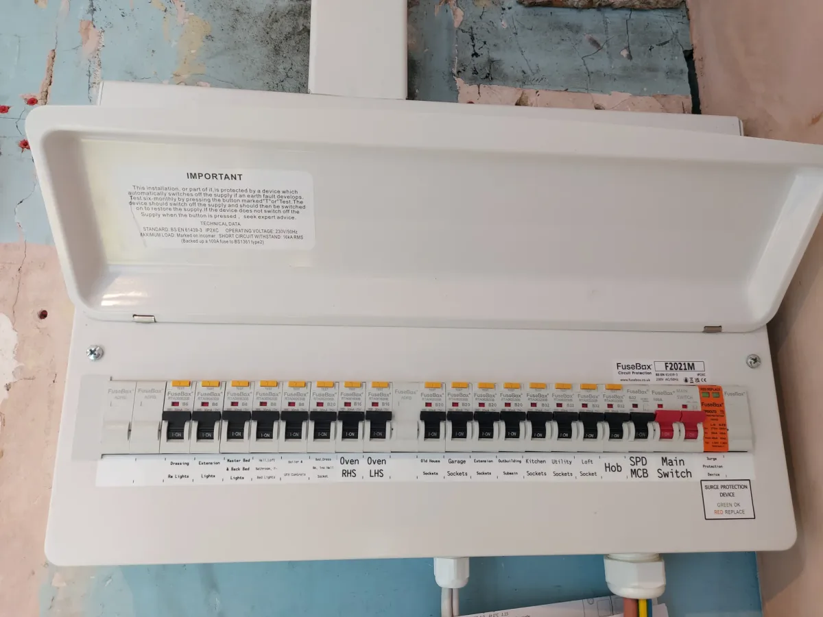 Request a free quote for house rewiring