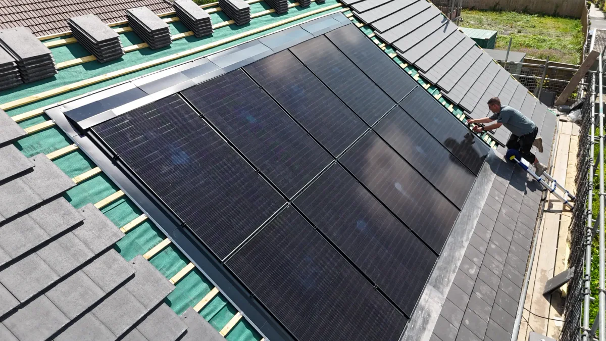 Solar Panel Installation from Future Flow Electrical in Salisbury